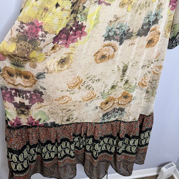 Sundance Boho Adair Floral Maxi Dress Cottage core Festival Concert Women's 6 - Picture 8 of 13
